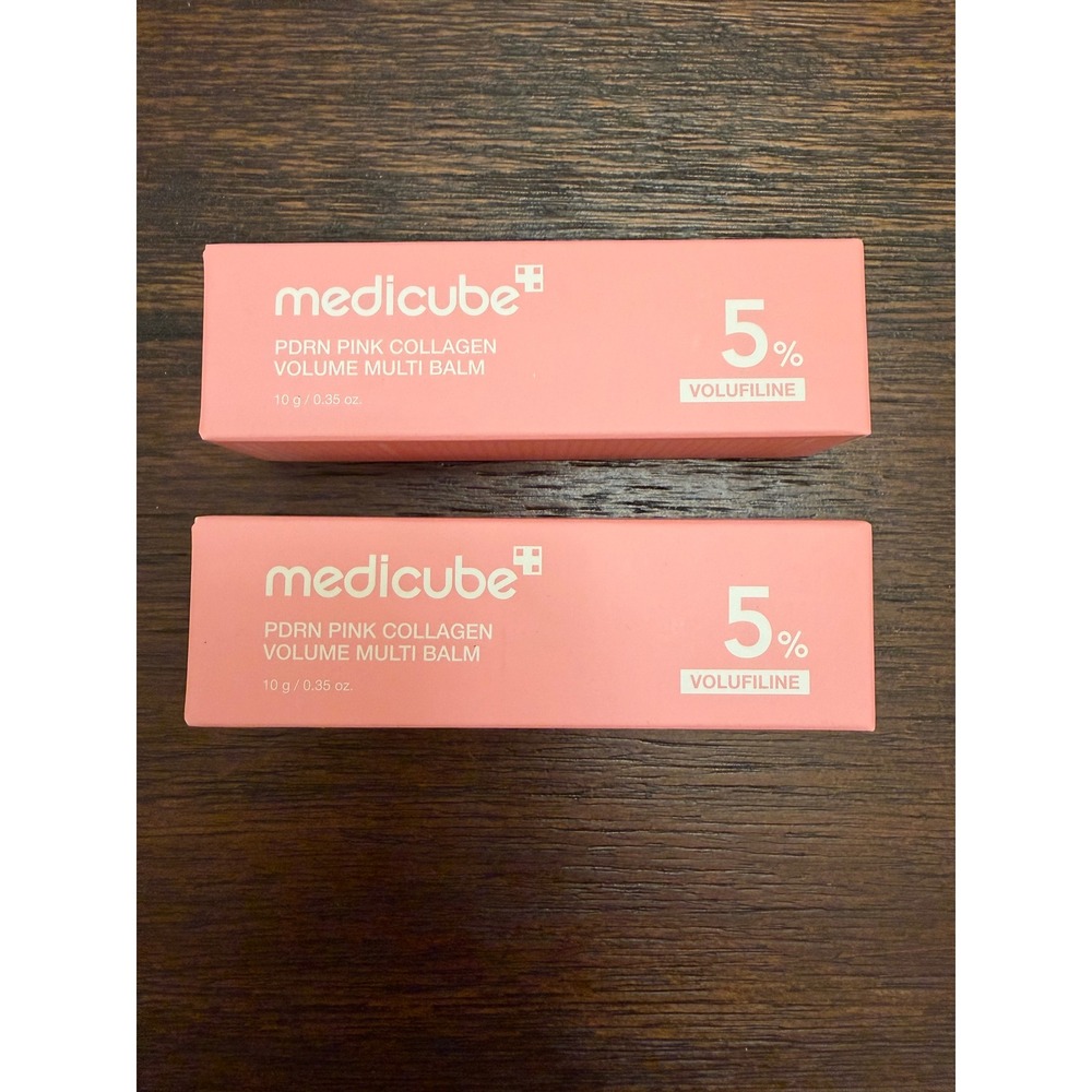 Medicube PDRN Pink Collagen Volume Multi Balm 5% Volufiline 10g 2 Pack NEW